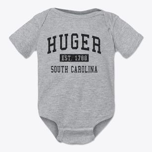 Huger South Carolina Classic Established Baby Onesie
