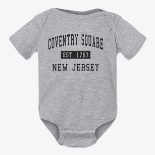 Coventry Square New Jersey Classic Established Baby Onesie