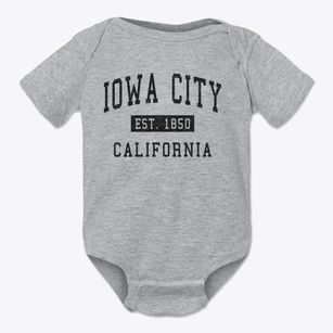 Iowa City California Classic Established Baby Onesie