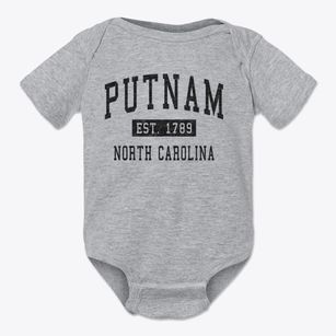 Putnam North Carolina Classic Established Baby Onesie