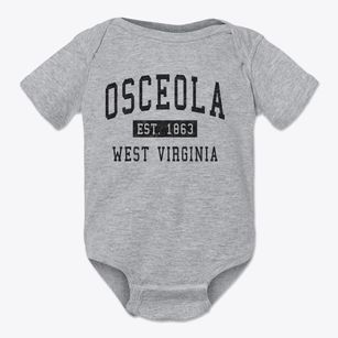 Osceola West Virginia Classic Established Baby Onesie