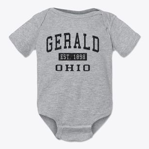 Gerald Ohio Classic Established Baby Onesie