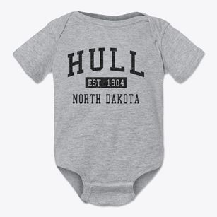 Hull North Dakota Classic Established Baby Onesie