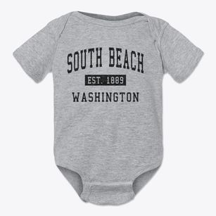 South Beach Washington Classic Established Baby Onesie