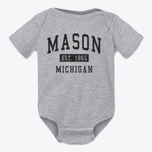 Mason Michigan Classic Established Baby Onesie