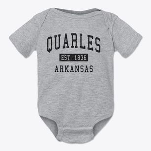 Quarles Arkansas Classic Established Baby Onesie