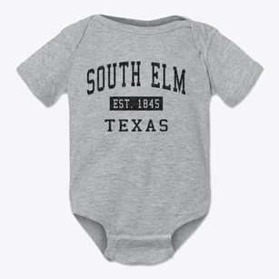 South Elm Texas Classic Established Baby Onesie