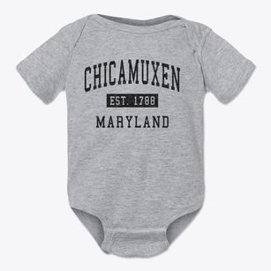 Chicamuxen Maryland Classic Established Baby Onesie