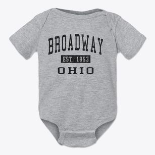Broadway Ohio Classic Established Baby Onesie