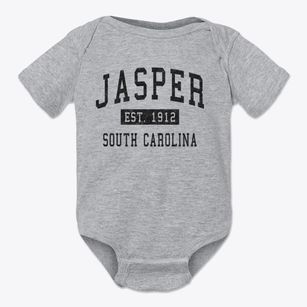 Jasper South Carolina Classic Established Baby Onesie