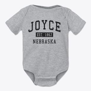Joyce Nebraska Classic Established Baby Onesie