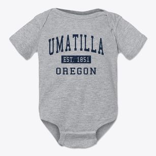 Umatilla Oregon Classic Established Baby Onesie