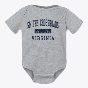Smiths Crossroads Virginia Classic Established Baby Onesie
