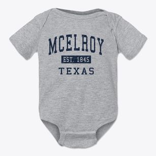 Mcelroy Texas Classic Established Baby Onesie