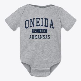 Oneida Arkansas Classic Established Baby Onesie
