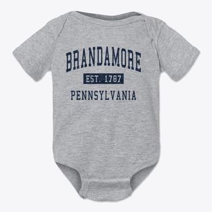 Brandamore Pennsylvania Classic Established Baby Onesie