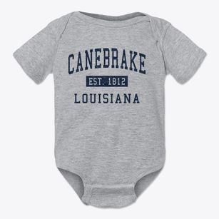 Canebrake Louisiana Classic Established Baby Onesie