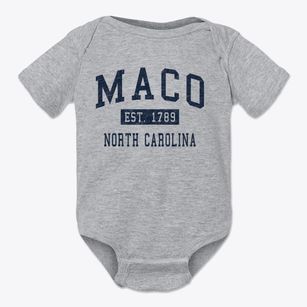 Maco North Carolina Classic Established Baby Onesie