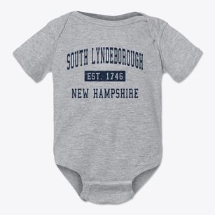 South Lyndeborough New Hampshire Classic Established Baby Onesie