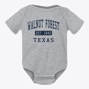 Walnut Forest Texas Classic Established Baby Onesie