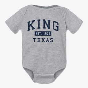 King Texas Classic Established Baby Onesie
