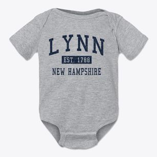 Lynn New Hampshire Classic Established Baby Onesie