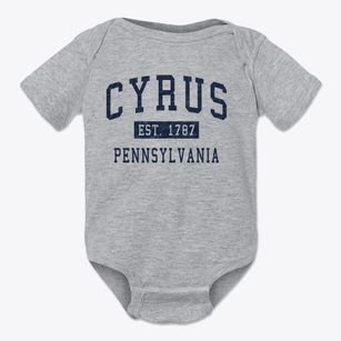 Cyrus Pennsylvania Classic Established Baby Onesie