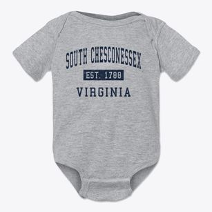 South Chesconessex Virginia Classic Established Baby Onesie