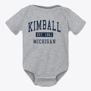 Kimball Michigan Classic Established Baby Onesie
