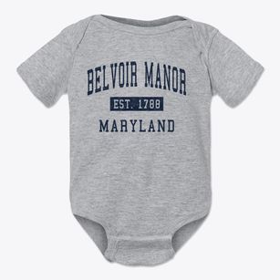 Belvoir Manor Maryland Classic Established Baby Onesie