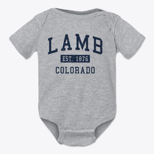 Lamb Colorado Classic Established Baby Onesie