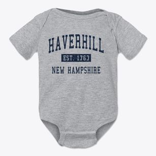 Haverhill New Hampshire Classic Established Baby Onesie