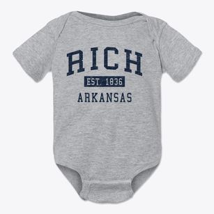 Rich Arkansas Classic Established Baby Onesie