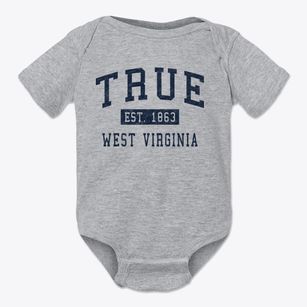 True West Virginia Classic Established Baby Onesie