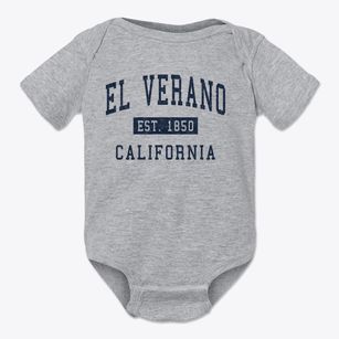 El Verano California Classic Established Baby Onesie