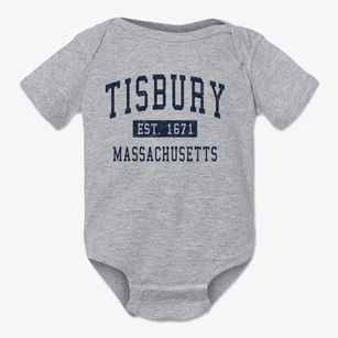 Tisbury Massachusetts Classic Established Baby Onesie