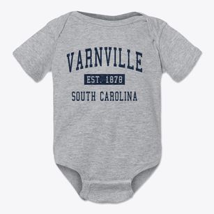Varnville South Carolina Classic Established Baby Onesie