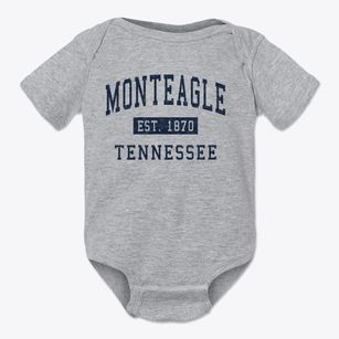 Monteagle Tennessee Classic Established Baby Onesie
