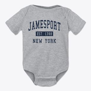 Jamesport New York Classic Established Baby Onesie