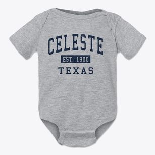 Celeste Texas Classic Established Baby Onesie