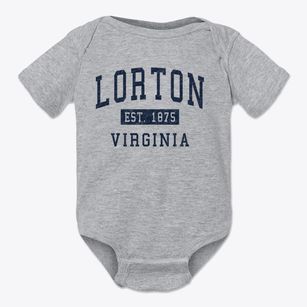 Lorton Virginia Classic Established Baby Onesie