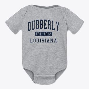 Dubberly Louisiana Classic Established Baby Onesie