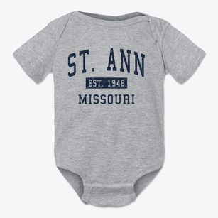 St. Ann Missouri Classic Established Baby Onesie