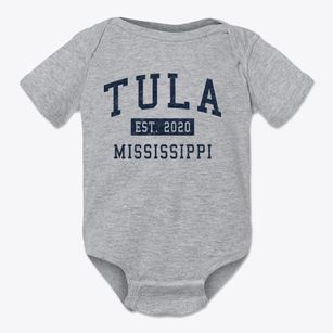 Tula Mississippi Classic Established Baby Onesie