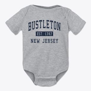 Bustleton New Jersey Classic Established Baby Onesie
