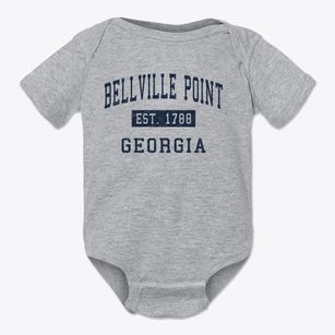Bellville Point Georgia Classic Established Baby Onesie