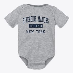 Riverside Manors New York Classic Established Baby Onesie