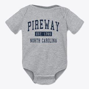Pireway North Carolina Classic Established Baby Onesie