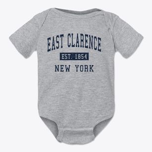 East Clarence New York Classic Established Baby Onesie