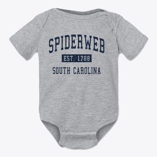 Spiderweb South Carolina Classic Established Baby Onesie